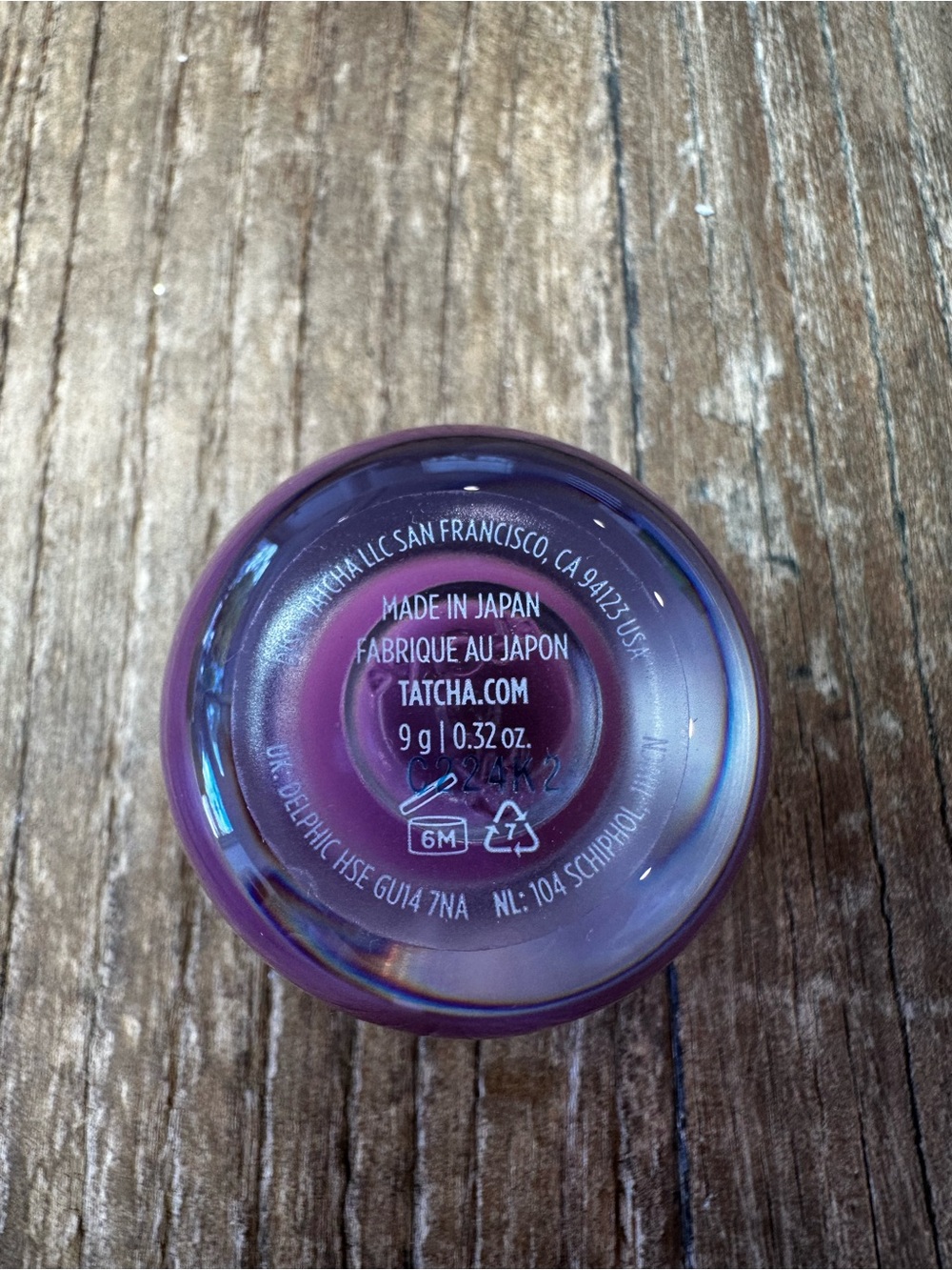 Tatcha Purple Floral Lip Balm Tin - Picture 2 of 3